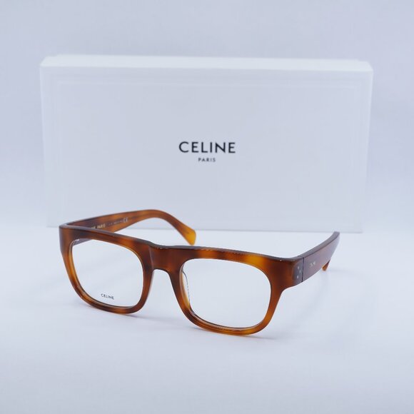 Final Price! Celine CL50033I 053 Light Havana Eyeglasses 53mm - Picture 1 of 12